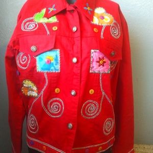 Don't Mess with Texas Quilted Embroidered Long Sleeve Western Size M